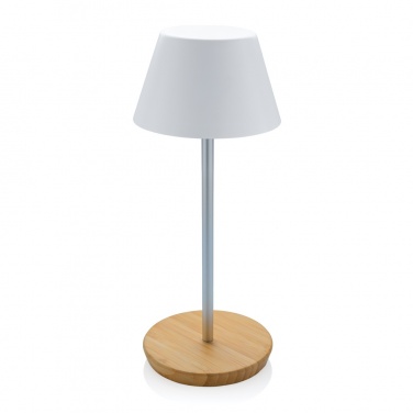 Logo trade business gifts image of: Pure Glow RCS usb-rechargeable recycled plastic table lamp