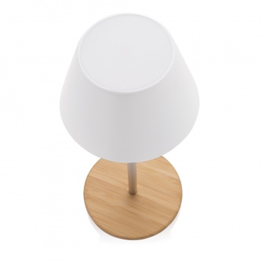 Logo trade promotional gifts picture of: Pure Glow RCS usb-rechargeable recycled plastic table lamp