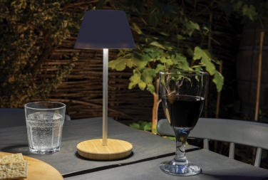 Logotrade business gift image of: Pure Glow RCS usb-rechargeable recycled plastic table lamp