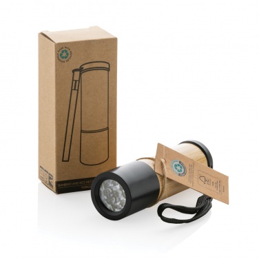 Logotrade promotional item picture of: Bamboo and RCS certfied recycled plastic torch