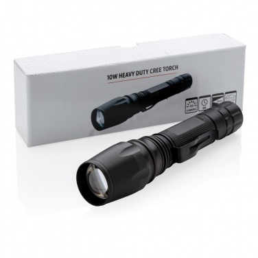 Logo trade corporate gifts picture of: Torch 10W Heavy duty CREE