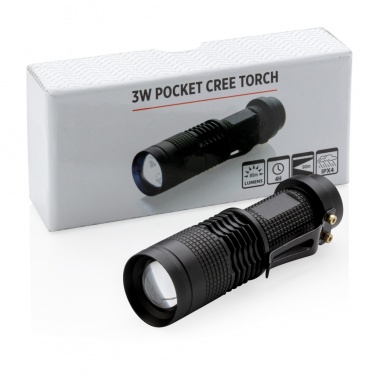 Logotrade advertising products photo of: 3W pocket CREE torch