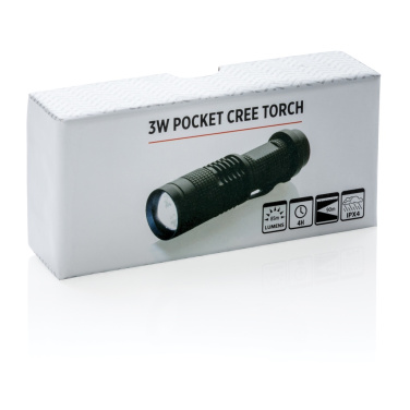 Logo trade promotional merchandise photo of: 3W pocket CREE torch