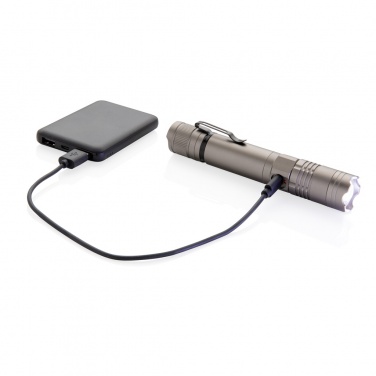 Logotrade promotional product image of: Rechargeable 3W flashlight