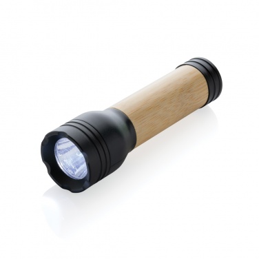 Logotrade promotional merchandise image of: Lucid 1W RCS certified recycled plastic & bamboo torch