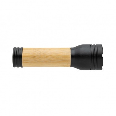 Logo trade promotional item photo of: Lucid 1W RCS certified recycled plastic & bamboo torch