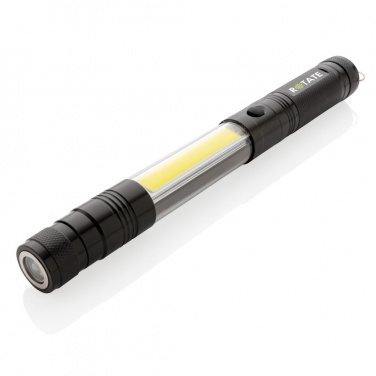 Logo trade promotional giveaways image of: Large telescopic light with COB