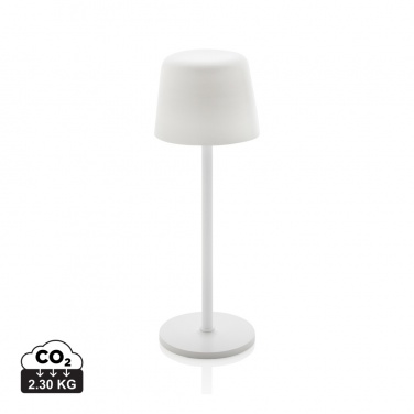 Logotrade promotional products photo of: Zenic RCS recycled plastic USB re-chargable table lamp