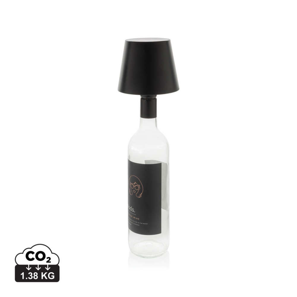 Logo trade promotional items image of: BottleGlow RCS recycled plastic bottle lamp