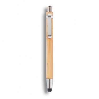 Logo trade business gifts image of: Bamboo stylus pen