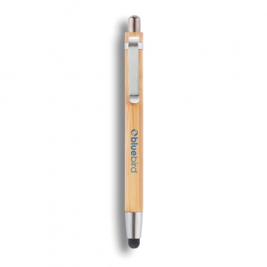 Logo trade promotional item photo of: Bamboo stylus pen