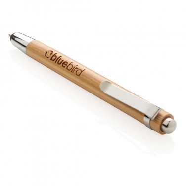 Logotrade promotional product image of: Bamboo stylus pen