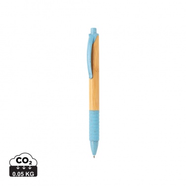 Logo trade advertising products image of: Bamboo & wheat straw pen