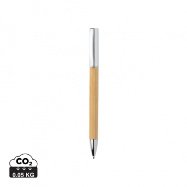 Logo trade corporate gift photo of: Modern bamboo pen