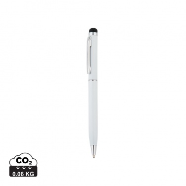 Logo trade corporate gift photo of: Thin metal stylus pen