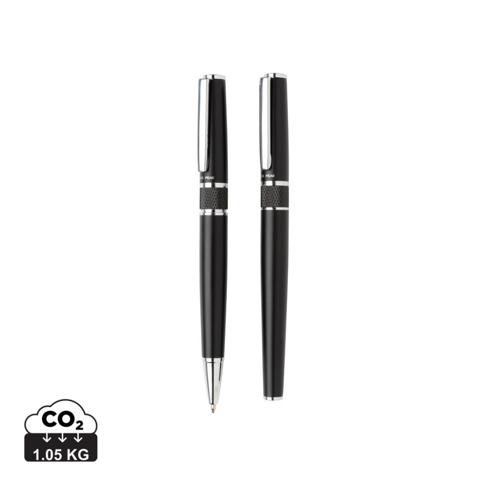 Logo trade promotional giveaway photo of: Swiss Peak deluxe pen set