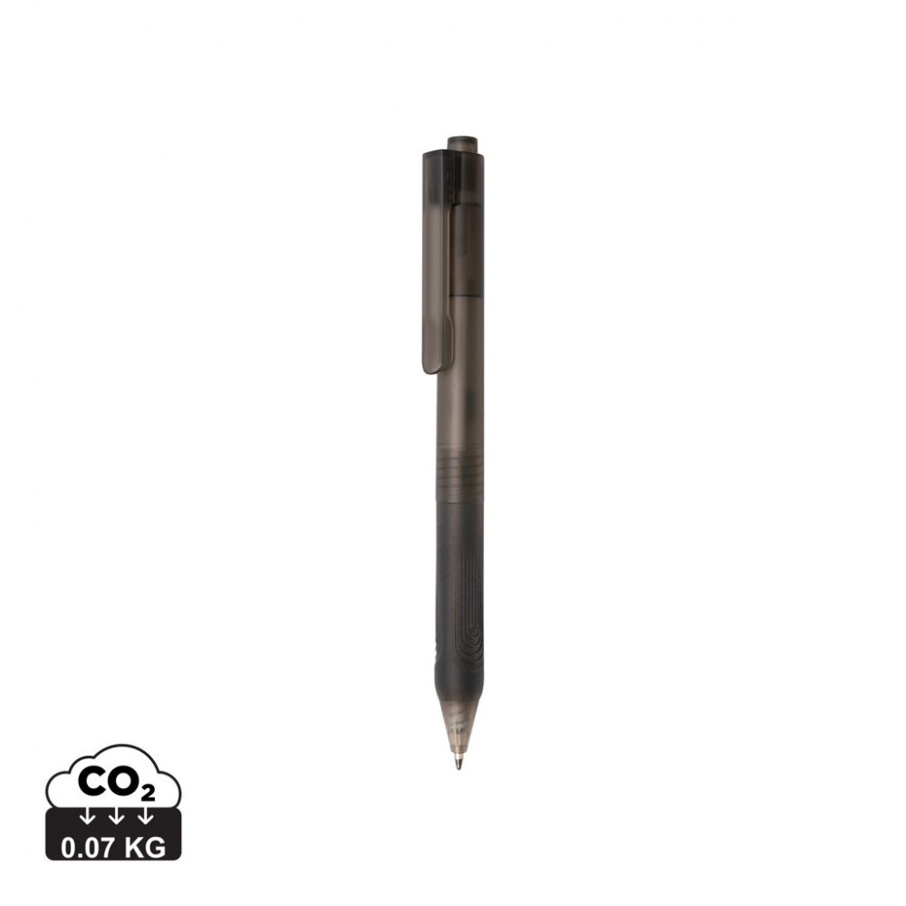 Logotrade promotional merchandise image of: X9 frosted pen with silicone grip