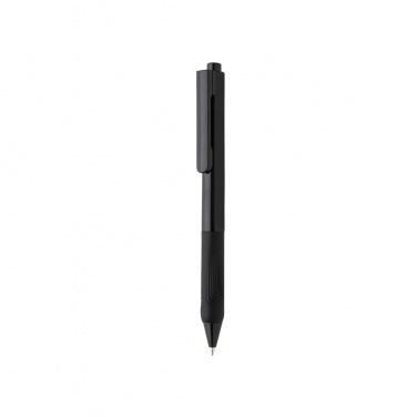 Logo trade promotional products image of: X9 solid pen with silicone grip