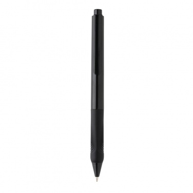 Logo trade promotional merchandise photo of: X9 solid pen with silicone grip