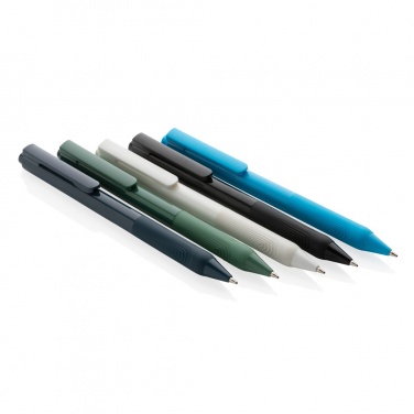 Logo trade promotional item photo of: X9 solid pen with silicone grip