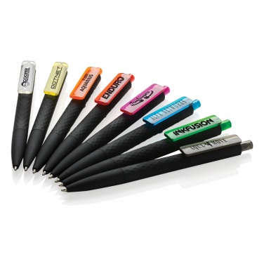 Logo trade promotional gifts image of: X3 black smooth touch pen