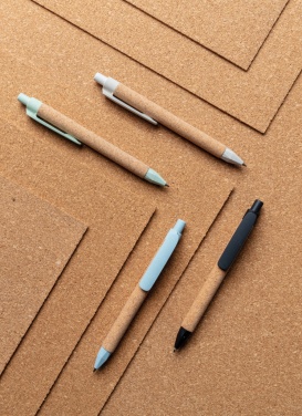 Logo trade promotional gifts picture of: Write wheatstraw and cork pen