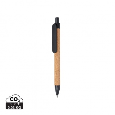 Logotrade promotional product image of: Write wheatstraw and cork pen