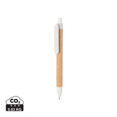 Logotrade promotional products photo of: Write wheatstraw and cork pen