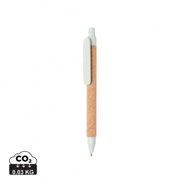 Logotrade promotional products photo of: Write wheatstraw and cork pen