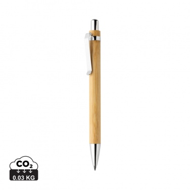 Logotrade promotional gift image of: Pynn bamboo infinity pen