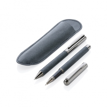 Logotrade corporate gift image of: Recycled leather pen set