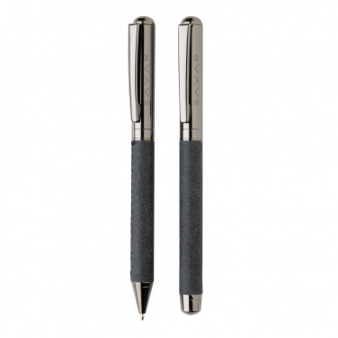 Logotrade promotional merchandise photo of: Recycled leather pen set