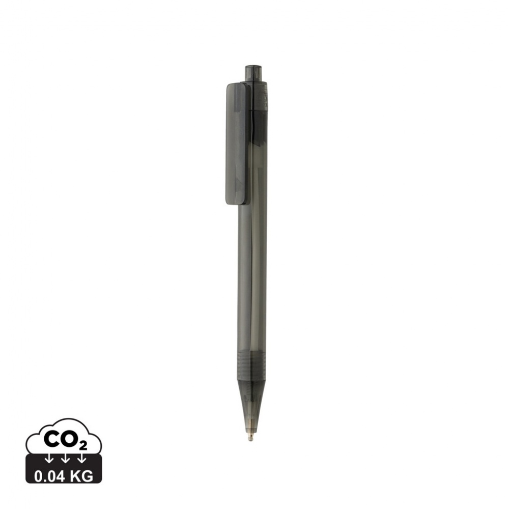 Logo trade promotional items image of: GRS RPET X8 transparent pen