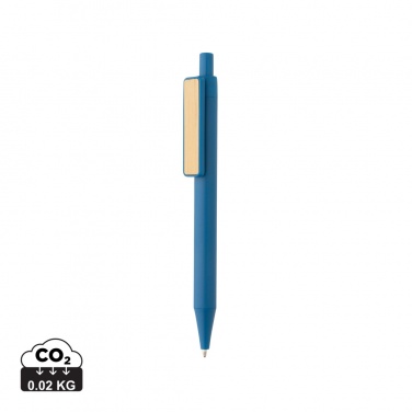 Logo trade advertising products picture of: GRS RABS pen with bamboo clip