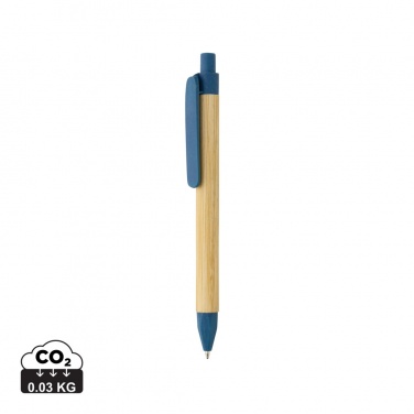 Logo trade promotional gifts picture of: Write responsible recycled paper barrel pen