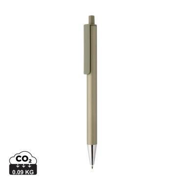 Logo trade promotional merchandise picture of: Amisk RCS certified recycled aluminum pen