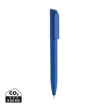 Logo trade promotional giveaway photo of: Pocketpal GRS certified recycled ABS mini pen