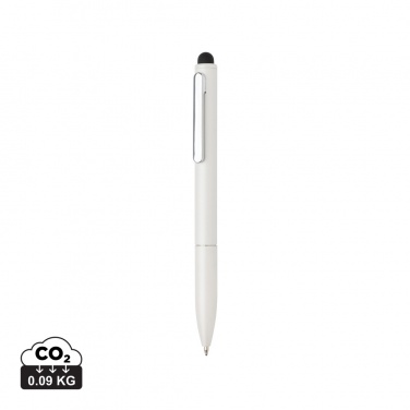 Logotrade advertising product image of: Kymi RCS certified recycled aluminium pen with stylus