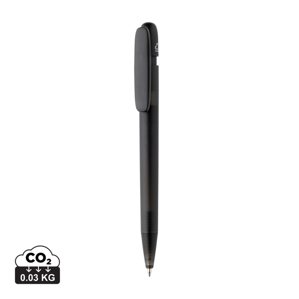 Logotrade promotional item image of: Devin GRS certified RABS pen transparent