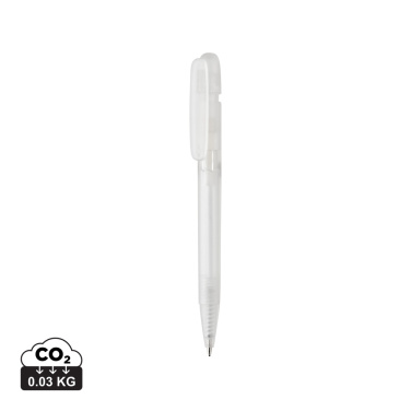 Logotrade promotional giveaway picture of: Devin GRS certified RABS pen transparent