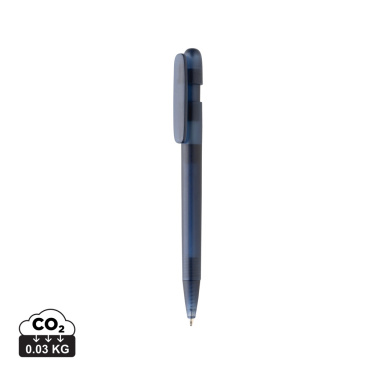 Logo trade corporate gift photo of: Devin GRS certified RABS pen transparent