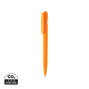 Logo trade promotional giveaways image of: Devin GRS certified RABS pen solid