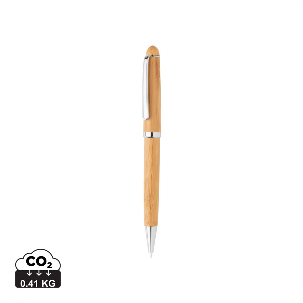 Logo trade promotional gifts image of: Bamboo pen in box