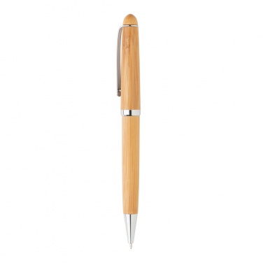 Logo trade promotional merchandise photo of: Bamboo pen in box