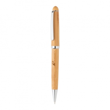 Logo trade promotional gift photo of: Bamboo pen in box