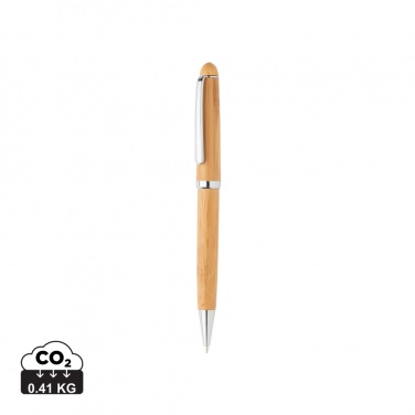 Logo trade promotional merchandise photo of: Bamboo pen in box