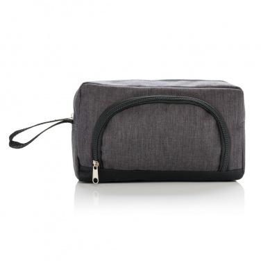 Logo trade corporate gifts picture of: Classic two tone toiletry bag