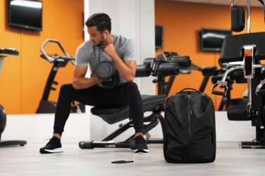 Logotrade promotional giveaway image of: Backpack Flex Gym