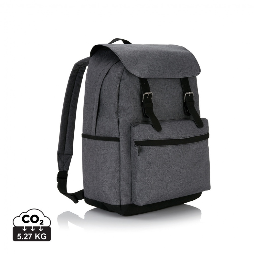 Logotrade promotional item image of: Laptop backpack with magnetic buckle straps