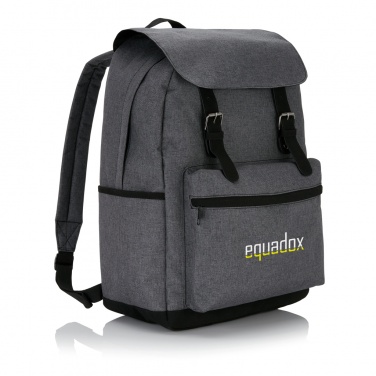 Logo trade promotional items image of: Laptop backpack with magnetic buckle straps